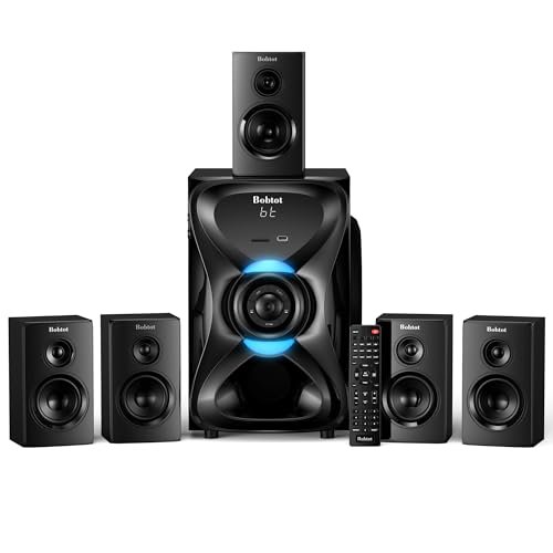 Bobtot Surround Sound Systems Wireless Rear Satellite...