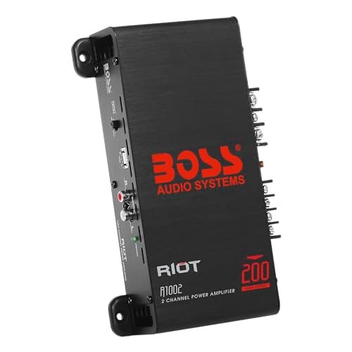 BOSS Audio Systems R1002 2 Channel Car Amplifier - 200...