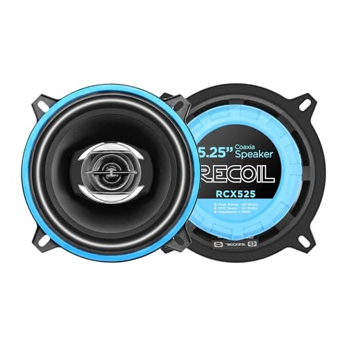 RECOIL RCX525 Echo Series 5.25-Inch Car Audio Coaxial...