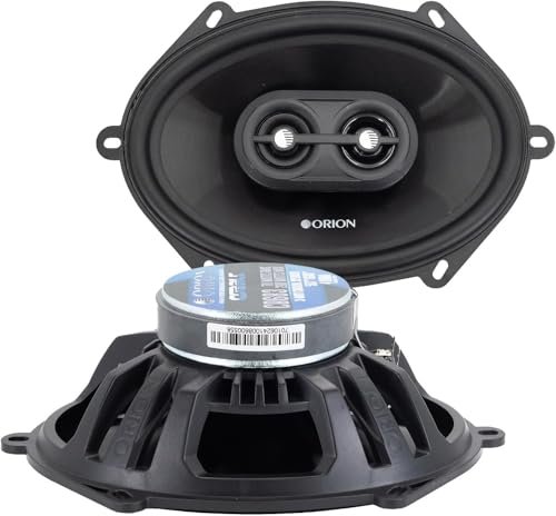 ORION Cobalt Series CB683 6x8” 3-Way Coaxial Car Speakers,...