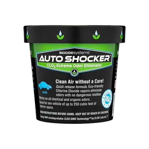 Biocide Systems Auto Shocker Strong Car Odor Eliminator,...