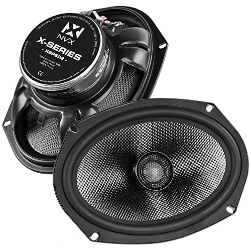NVX® XSP692 6x9 Car Speakers, 600W Max, 300W RMS, 2-Way...