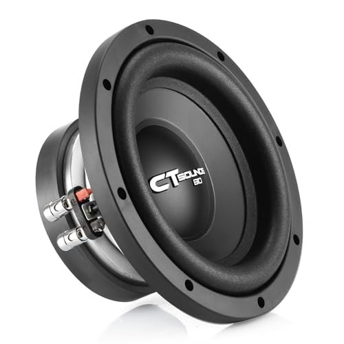 CT Sounds Bio 8” 600-Watt Dual 4-Ohm Car Subwoofer