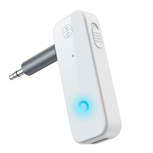 Ankilo Aux Bluetooth Adapter for Car, 2 in 1 Wireless...