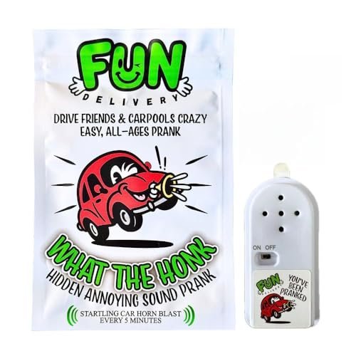FUN delivery What The Honk: Hidden Car Horn Sound Prank...