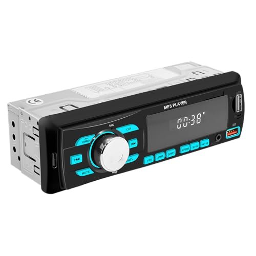 Single Din Radio Bluetooth Car Stereo with Dual Bluetooth...