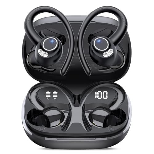 Wireless Earbuds, Bluetooth 5.4 Headphones Sport, Over Ear...