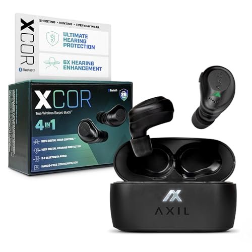 AXIL XCOR PRO Wireless Earbuds Bluetooth — HearPRO Buds...
