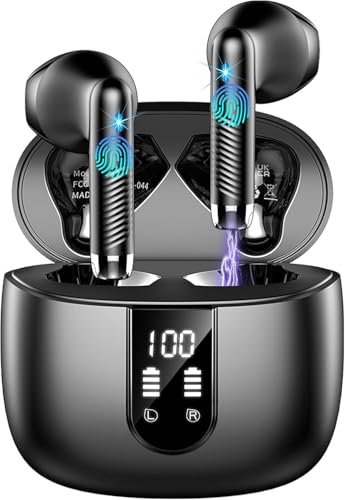 Wireless Earbuds, Bluetooth Headphones V5.4 Stereo Bass Ear...