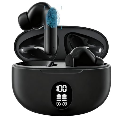 BSWLMDD Wireless Bluetooth Noise-Canceling Earbuds...
