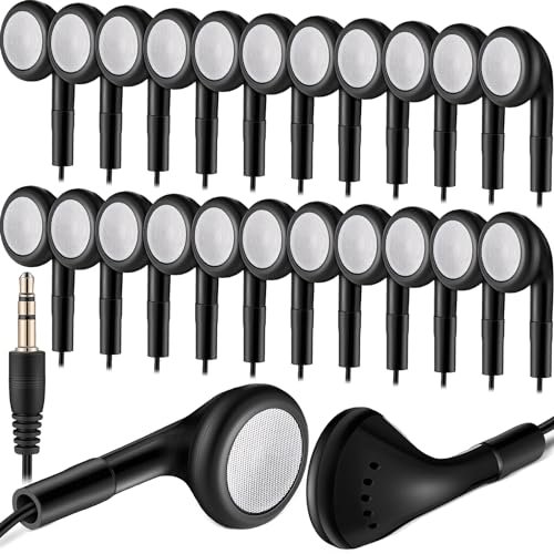 Kanayu 100 Pack Earbuds Bulk Earphones for Classroom,...