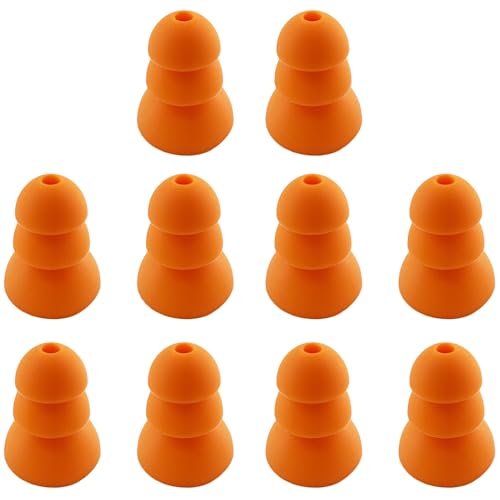 TENNMAK Triple Flange Eartips Replacement for Elgin Discord...