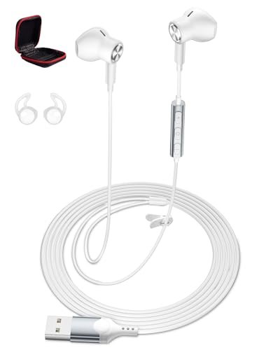 USB Earbuds with Microphone for PC Laptop, 7.5ft Long...