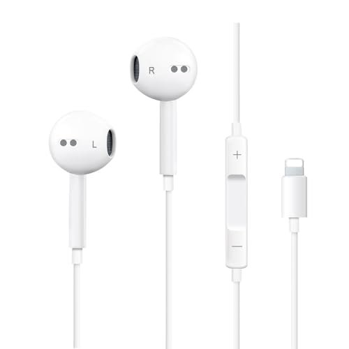 Headphones for iPhone Earbuds with Built-in Microphone &...