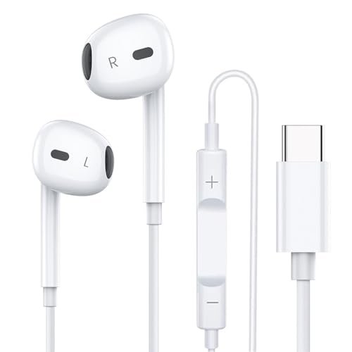 Type C Earphones for iPhone 15 15 Pro 15 Pro...