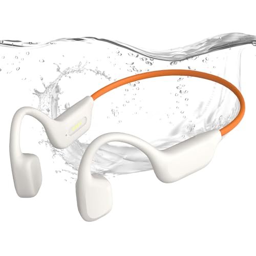 Opinta Swimming Headphones, IPX8 Waterproof Bone Conduction...