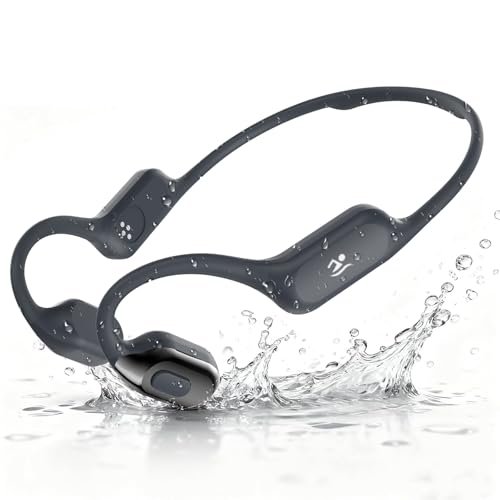 Opinta Swimming Headphones with Safelight, IPX8 Waterproof...