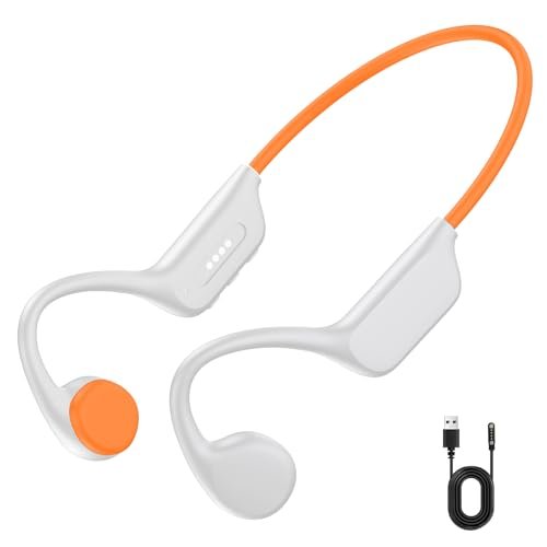 RELAXYO Swimming Bone Conduction Headphones, IPX8 Open Ear...