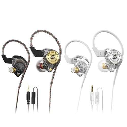Yeabomy Wired Gaming Earbuds 2 Pack, Ak3file in Ear...
