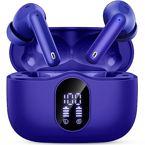 Wireless Earbuds, Bluetooth 5.4 Headphones Bass Stereo, Ear...