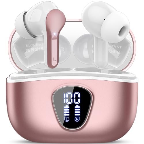 Wireless Earbuds, Bluetooth 5.4 Headphones HiFi Stereo,...