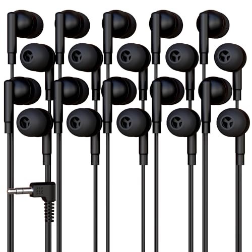 20 Pack Bulk Wired Earbuds, In Ear Headphones with 3.5mm...