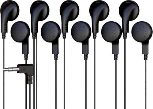 5 Pack Bulk Wired Earphones, In Ear Earbud Headphones...