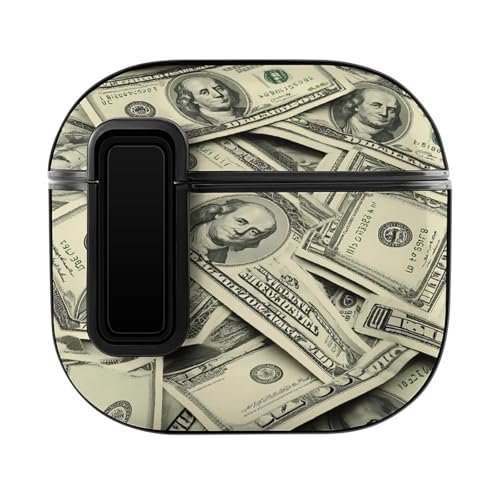 Money Dollar Bills Shockproof Earphone Case Headphone...
