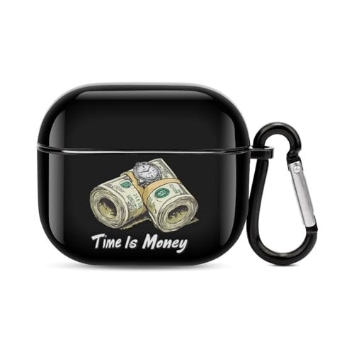 Time is Money Cash Bluetooth Earbuds Case Compatible with...