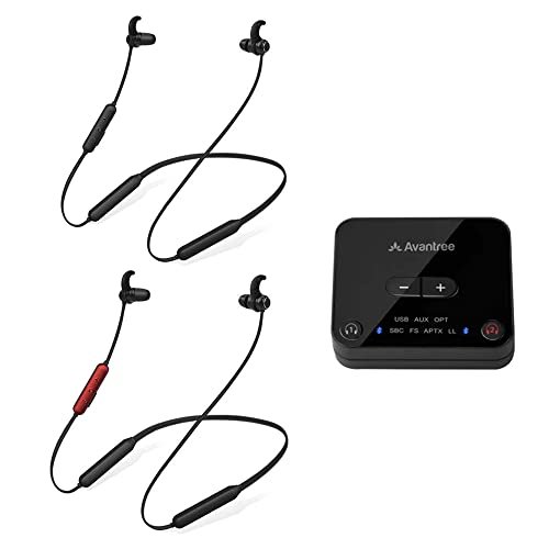 Avantree HT41866 - Wireless Earbuds for TV Listening (Set...