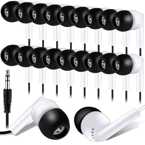 Kanayu 100 Pack Wired Earbuds Bulk for Classroom Ear Headpho - Best Earbuds for Under 100 review