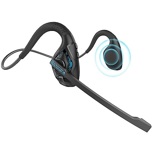 BANIGIPA Bluetooth Headset with Boom Microphone, Open Ear...