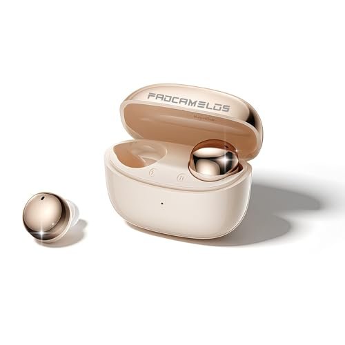 FADCAMELOS Aesthetic 2-in-1 Wireless Earbuds, Bluetooth 6.0...