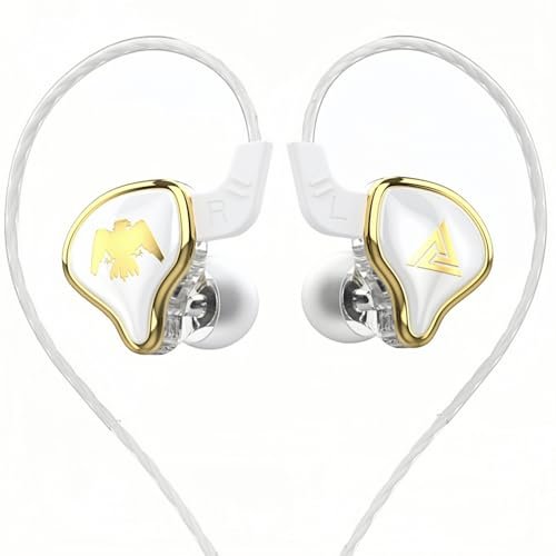 HJX QKZ AK6 ARES HiFi Wired Earbuds with Microphone，IEMs...