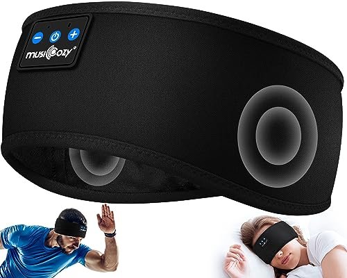 MUSICOZY Sleep Headphones Bluetooth 5.4 Headband, Sports...