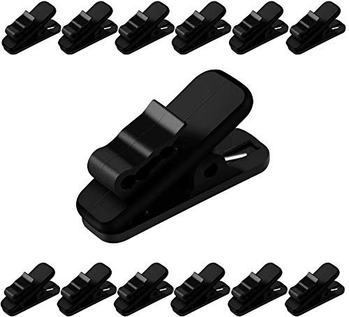 Headphone Clip for Shirt, 1 Inch Length Small Earbud Cord...