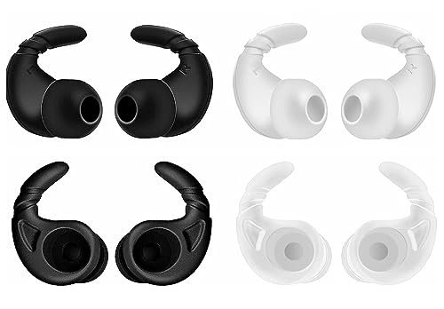 JNSA Ear Tip Anti-Slip Sports Earbuds Tips Ear Fins...