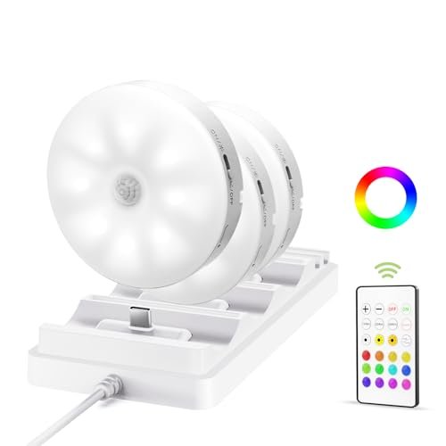 EZVALO Under Cabinet Lighting with Charging Station,...