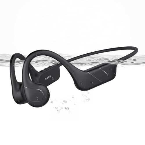 CXK Bone Conduction Headphones IPX8 Waterproof Swimming...