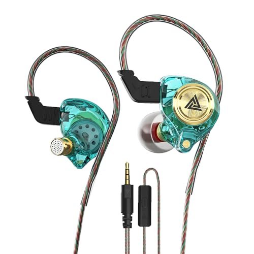 Yeabomy Wired Gaming Earbuds, Ak3file in Ear Monitors, Deep...