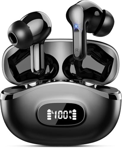 Wireless Earbuds, Bluetooth Headphones 5.4 HiFi Stereo, Ear...