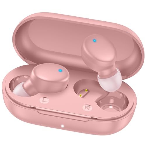 MOZOTER S8 Mini Wireless Earbuds Bluetooth 5.3 in Ear...