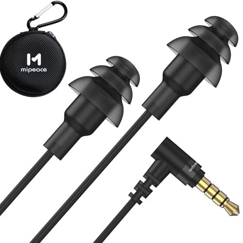 MIPEACE Work Earbuds Headphones, Ear Plug Headphones for...