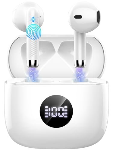 Wireless Bluetooth 5.4 Earbuds, Ear Buds LED Power Display...