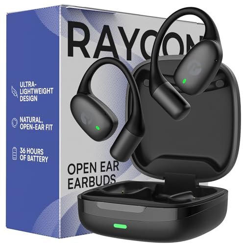 Raycon Essential Open Ear Earbuds – Open Ear Headphones,...