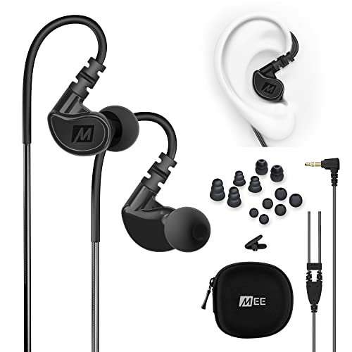 MEE audio M6 Sport Wired Earbuds, Noise Isolating In Ear...