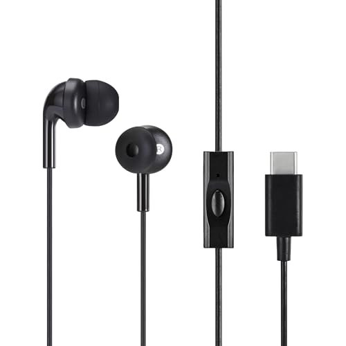 Amazon Basics Wired Earbuds with Microphone, in-Ear...
