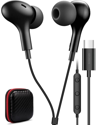 USB C Headphone for Samsung S26 S25 FE S24 A16...