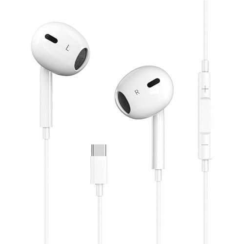 USB C Headphones for iPhone 17/16/15 Pro Max Plus Type...