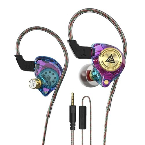Yeabomy Wired Gaming Earbuds, Ak3file in Ear Monitors, Deep...
